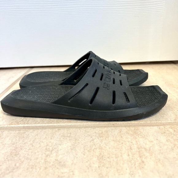 black SQAIRZ SLIDEZ recovery sandals slides basic casual comfy men 9 women 11 main image 6